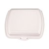 Lunch box z pěnového polystyrenu, jednodílný 247x201,5x71 mm, balení 250 ks
