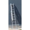 Hliníkový trojdílný žebřík ALVE EUROSTYL s úpravou na schody, 3x7 příček, délka 3,99 m