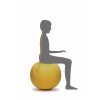 Ergonomický sedací míč, žlutý