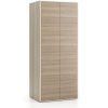 kancelarska policova skrin s dvermi layers 800 x 600 x 1905 mm dub prirodni dub moreny 21925