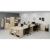 Kancelářský psací stůl PRIMO Classic, rovný 1200 x 800 mm, dub přírodní