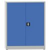 dilenska policova skrin na naradi kovona jumbo 2 police svarovana 1150 x 950 x 600 mm seda modra 23435