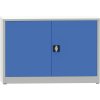 dilenska policova skrin na naradi kovona jumbo 1 police svarovana 800 x 1200 x 600 mm seda modra 23437