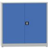 dilenska policova skrin na naradi kovona jumbo 2 police svarovana 1150 x 1200 x 600 mm seda modra 23438