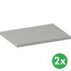 pridavna police ke kovovym skrinim 508 x 400 mm seda 2 ks 142679