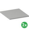 pridavna police ke kovovym skrinim 508 x 500 mm seda 2 ks 139412