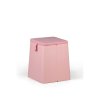 plastovy taburet s polstarkem billy ruzovy 24973