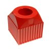 plastovy box pro upinac nastroje vdi 50 modul 10x10 1 dutina cervena 35612
