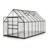 sklenik 240 x 240 x 420 cm cerny 35735