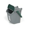 Plastový odpadkový koš na třídění odpadu ECOLOGY, 25 l, šedá/zelená
