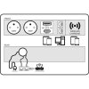 zasuvkovy box typ v posuvny kryt 2x zasuvka nabijeci usb a c porty 2x rj45 port 1x bezdratova nabijecka cerna 47011