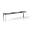 satni lavice sedak lamino delka 1500 mm sede nohy grafit 37087