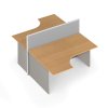 rohovy kancelarsky stul primo s paravanem nastenka 2 mista seda buk 121426