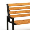 venkovni lavicka city s operadlem 1660 mm limba 48684