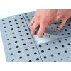 rohovy najezd griptil 4 ks sedy 48760