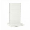 prodejni regal oboustranny plne steny 1600 x 1000 x 900 mm pridavny bila 140878