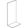 prodejni regal jednostranny plne steny 1900 x 1000 x 450 mm zakladni antracit 44751
