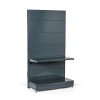 prodejni regal oboustranny plne steny 1900 x 1000 x 900 mm pridavny antracit 55303