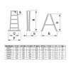 oboustranne hlinikove schudky alve eurostyl se stabilizatorem 2x6 stupnu vyska 1 26 m 45994