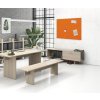 akusticky panel na stenu 120 x 80 cm kulate rohy oranzova 54672