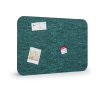 akusticka nastenka 120x80 cm kulate rohy tmave zelena 56478