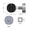 elektronicky kodovy zamek s klavesnici zavit m18 delka 30 mm 75910