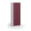 kovova satni skrinka 2 oddily 1850 x 600 x 500 mm demont rfid zamek cervene dvere 105079