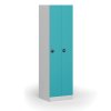 zuzena kovova satni skrinka 2 oddily 1850 x 500 x 500 mm demont rfid zamek zelene dvere 110968