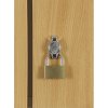 satni skrinka s uloznymi boxy 4 boxy 1850 x 300 x 500 mm demont otocny zamek laminovane dvere orech 131334
