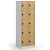 satni skrinka s uloznymi boxy 5 boxu 1850 x 300 x 500 mm demont kodovy zamek laminovane dvere briza 131602