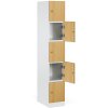 satni skrinka s uloznymi boxy 5 boxu 1850 x 300 x 500 mm demont kodovy zamek laminovane dvere briza 131603