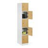 satni skrinka s uloznymi boxy 5 boxu 1850 x 300 x 500 mm demont kodovy zamek laminovane dvere briza 131604