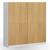 satni skrinka s uloznymi boxy 6 boxu 1850 x 900 x 500 mm demont cylindricky zamek laminovane dvere briza 131700