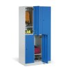 satni skrinka s uloznymi boxy 6 boxu 1850 x 900 x 500 mm rfid zamek laminovane dvere dub prirodni 64542