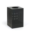kovovy odpadkovy kos 155 l cerny 69404