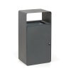 kovovy odpadkovy kos 95 l sedy 69432