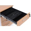 Kancelářský mobilní kontejner PRIMO WOOD, 3 zásuvky, buk