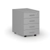 kancelarsky mobilni kontejner primo gray 4 zasuvky seda 71280