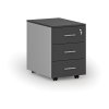 kancelarsky mobilni kontejner primo gray 3 zasuvky seda grafit 70947