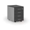 kancelarsky mobilni kontejner primo gray 4 zasuvky seda grafit 71283