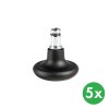 kluzaky pro pracovni zidle 50 mm 5 ks 117379