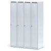 kovova satni skrinka 2 oddily 1800 x 600 x 500 mm otocny zamek modre dvere 127688