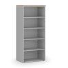 kancelarsky regal primo gray 800 x 500 x 1781 mm seda orech 83630