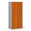 kancelarska policova skrin primo gray s dvermi 800 x 500 x 1781 mm seda tresen 143511
