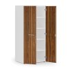 kancelarska policova skrin primo white s dvermi 1781 x 800 x 600 mm bila orech 83903