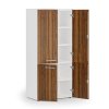 kancelarska policova skrin primo white pulene dvere 800 x 500 x 1781 mm bila orech 83761