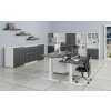 kombinovana kancelarska skrin primo white nizke dvere 800 x 500 x 1781 mm bila grafit 83619