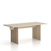 Kancelářský stůl single SOLID, 180x80 cm, dub přírodní