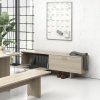 skrinka nizka solid 1800 x 400 x 550 mm dub prirodni 85795