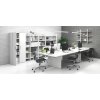 kancelarsky regal nizky dlouhy solid 1800 x 400 x 1075 mm bila 85839